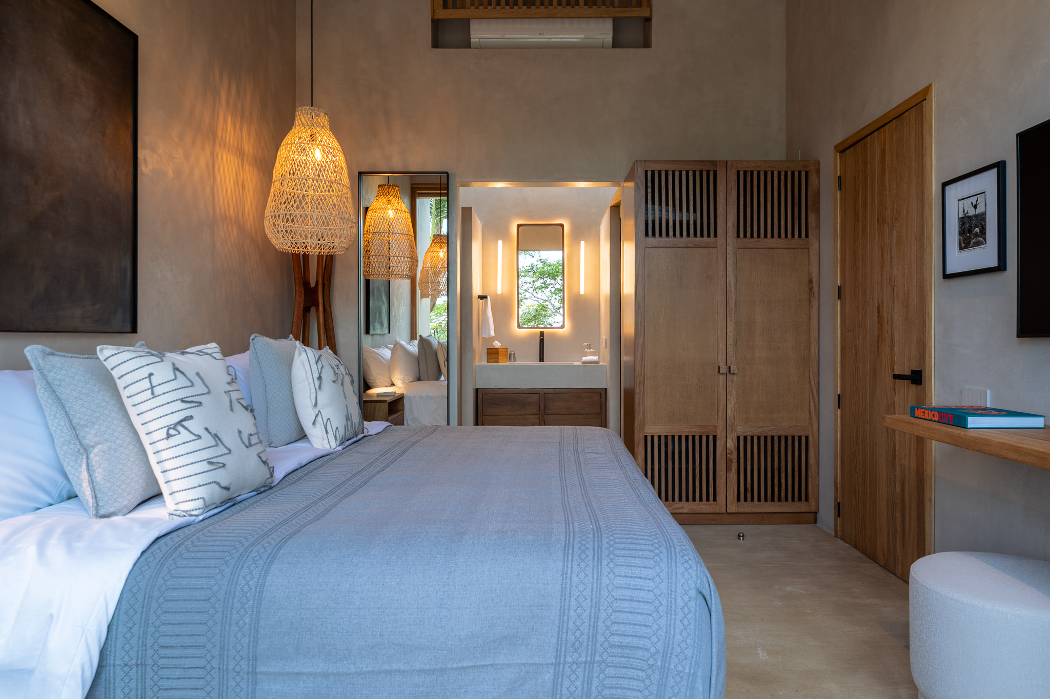 Bedroom facing ensuite